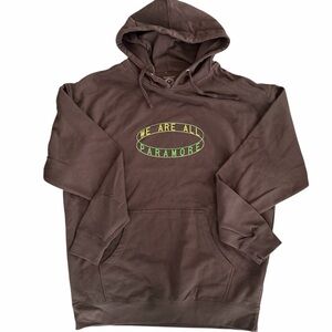 Paramore Licensed Hoodie XL Chocolate brown NEW